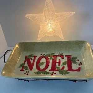 Casserole Dish and Christmas Star